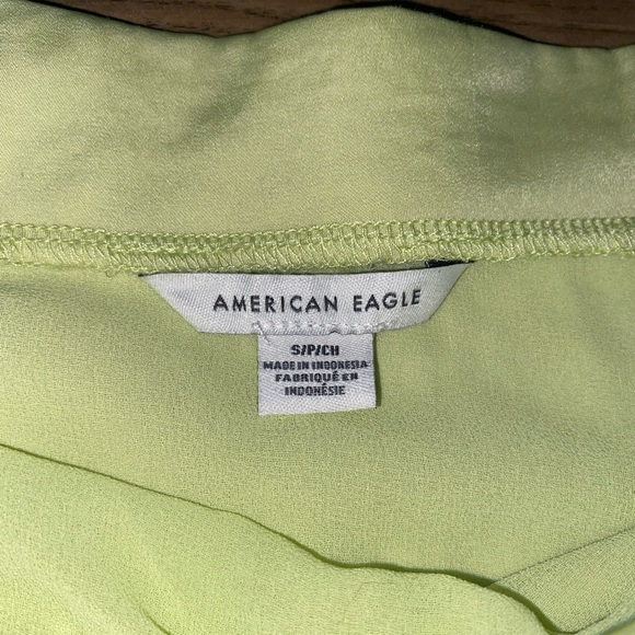 Green Flowy Skirt - Picture 3 of 4